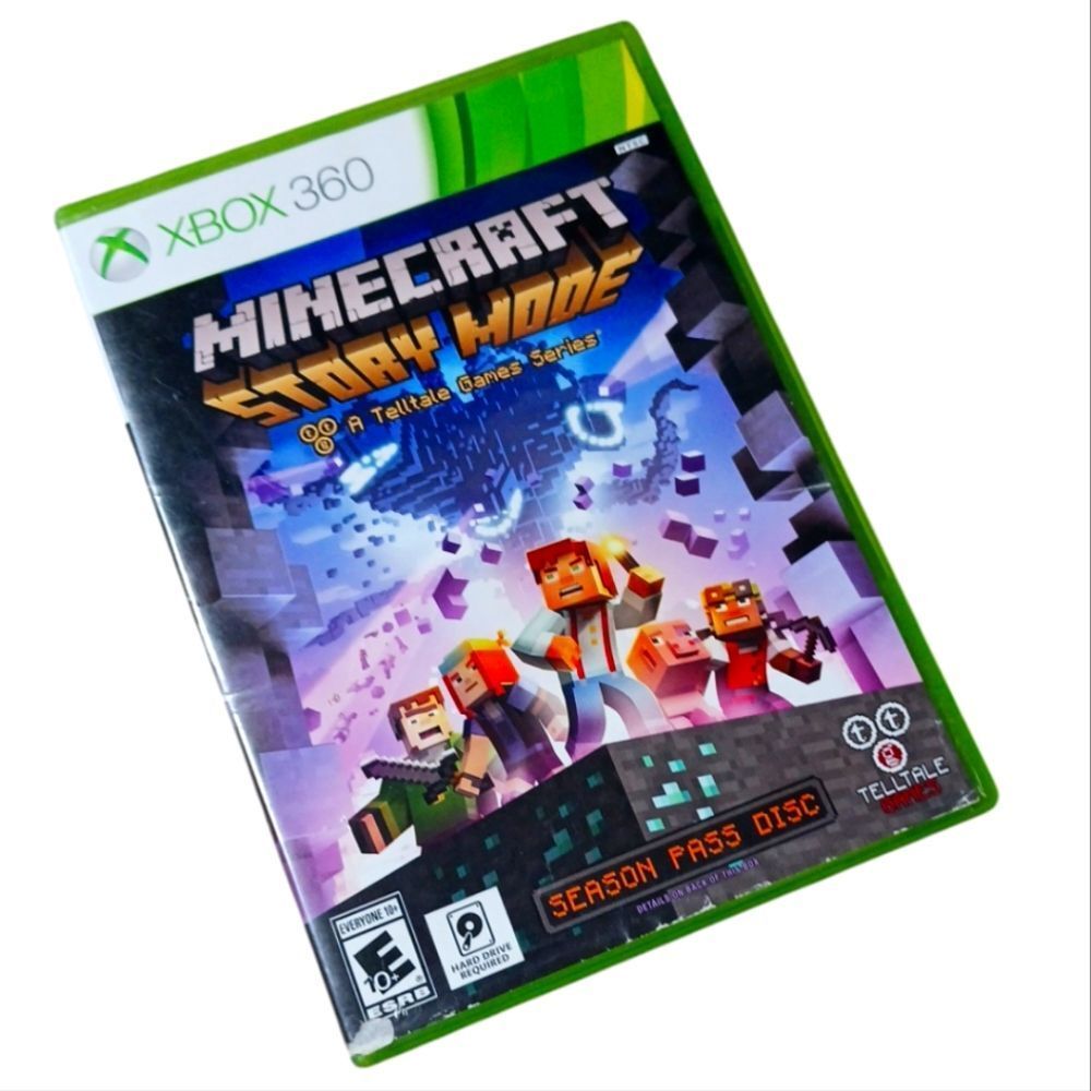 Minecraft Story Mode Season Pass Disc Xbox 360/Not Tested‎